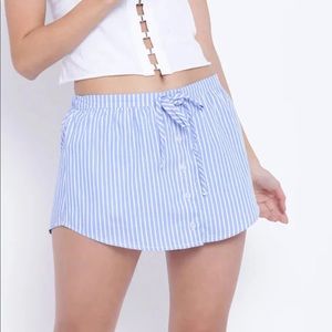 Pinstripe Skort
